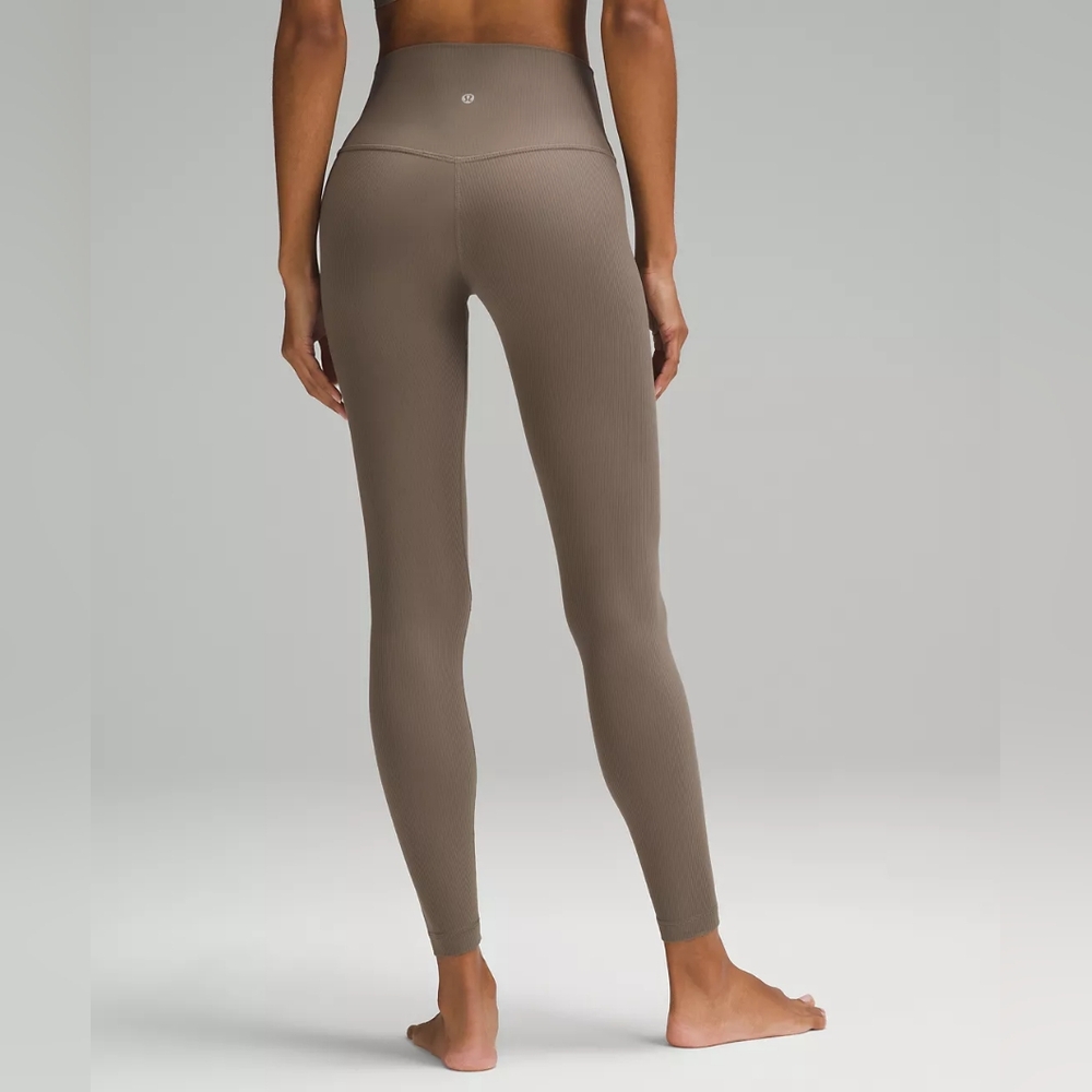 Lululemon Align High Rise Ribbed Pant 28" (Nomad)